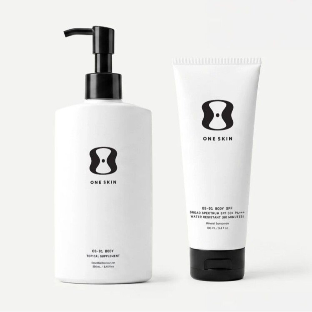 OneSkin BODY Longevity Defense Duo OS-01 Body + SPF Mineral Sunscreen NEW